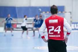 Partido Universidad de Suceava - Universidad Duisburg-Essen. Categoría masculina. Campeonato Europeo Universitario de Balonmano. Antequera. Julio de 2017