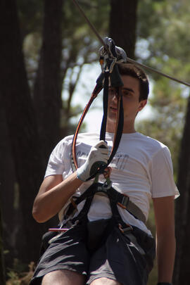Actividad en Aventura Amazonia Marbella. Olimpiada Española de Economía, Fase Nacional. Marbella. Junio de 2015