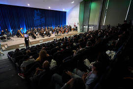 Concierto de Bandas Sonoras de la 31 edición de Fancine de la Universidad de Málaga. Auditorio de la Escuela Técnica de Ingeniería de Telecomunicaciones e Informática. Noviembre de 2021