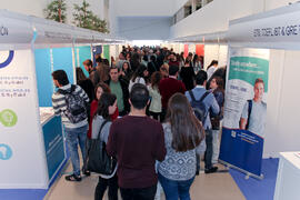 I Feria de Empleo de la Universidad de Málaga. Complejo de Estudios Sociales y de Comercio. Abril 2015