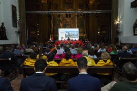 Intervención de Miguel Ángel Castro. Apertura del Curso Académico 2022/2023 de la Universidad de Sevilla y entrega de su medalla de oro a la Universidad de Málaga. Iglesia de la Anunciación, Sevilla. Septiembre de 2022