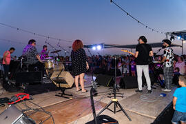 Concierto de Julia Martín. Festival solidario en los Baños del Carmen. Cursos de Verano de la Universidad de Málaga. Málaga. Julio de 2019