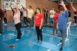 Taller de pilates e hipopresivos. 7º Congreso Internacional de Actividad Física Deportiva para Mayores. Escuela Técnica Superior de Ingeniería de Telecomunicaciones y de Informática. Noviembre de 2017