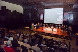 Acto de Clausura del 3º Congreso Internacional de Actividad Físico-Deportiva para Mayores de la Universidad de Málaga. Palacio de Ferias y Congresos de Málaga. Marzo de 2009