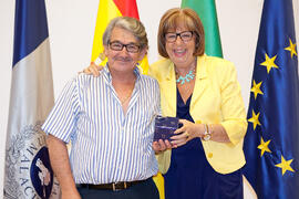 Homenaje al personal que cumple 25 años al servicio de la Universidad de Málaga y personal jubilado. Paraninfo. Julio de 2014