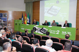 Presentación del coleccionable de Diario Sur "Estampas de Málaga 2". Edificio del Rectorado. Septiembre de 2016