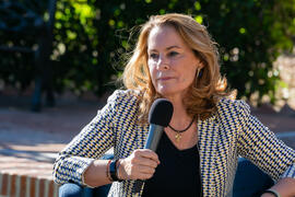 "Dialogando" con Theresa Zabell. Jardín Botánico de la Universidad de Málaga. Mayo de 2021