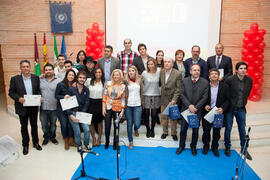 Clausura de las Jornadas de Puertas Abiertas de la Universidad de Málaga. Facultad de Ciencias de la Comunicación. Abril de 2014