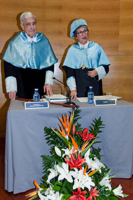 Investidura como Doctor "Honoris Causa" de D. Antonio Bonet Correa por la Universidad de Málaga. Rectorado. Febrero de 2014