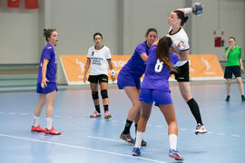 Partido Universidad de Aveiro - Universidad Ovidius de Constanta. Categoría femenina. Campeonato Europeo Universitario de Balonmano. Antequera. Julio de 2017