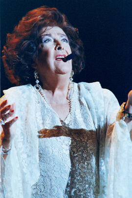 Homenaje a Imperio Argentina en el Teatro Cervantes. Febrero de 1997
