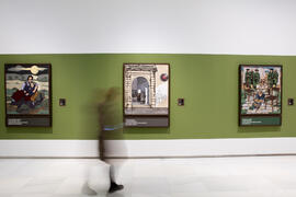 Exposición "Aguatintas por Seguiriyas", de Eugenio Chicano. Palacio Episcopal de Málaga. Enero de 2019