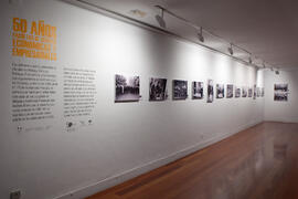 Exposición "50 Años de la Facultad de Ciencias Económicas y Empresariales". Sala de la Muralla del Edificio del Rectorado. Febrero de 2015