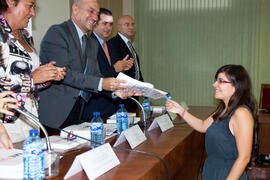 Entrega de Premios Extraordinarios de Licenciatura. Facultad de Ciencias Económicas y Empresariales. Octubre de 2014