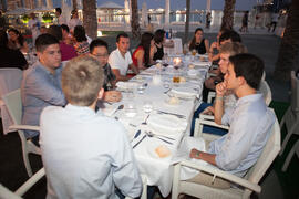 Cena de gala en el restaurante El Palmeral. Olimpiada Española de Economía, Fase Nacional. Puerto de Málaga Muelle 2 El Palmeral de las Sorpresas. Junio de 2015