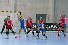 Partido Universidad Ovidius - Universidad de Akdeniz. Categoría femenina. Campeonato Europeo Universitario de Balonmano. Antequera. Julio de 2017