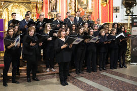 Concierto de Navidad de la Coral Sancti Petri homenaje a la Facultad de Económicas. Iglesia de los Mártires. Diciembre de 2015
