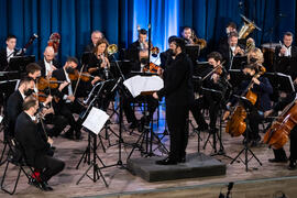 Concierto de Bandas Sonoras de la 30 edición de Fancine de la Universidad de Málaga. Auditorio de la Escuela Técnica de Ingeniería de Telecomunicaciones e Informática. Noviembre de 2020