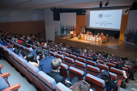 Apertura del Curso Académico 2016/2017 de la Universidad de Málaga. Salón de actos de la Escuela de Ingenierías Industriales. Septiembre de 2016