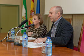 Eugenio Luque. Encuentro del grupo "EconomistasXAndalucía". Facultad de Ciencias Económicas y Empresariales. Diciembre de 2014