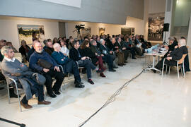 Mesa redonda. Exposición "Paisajes Andaluces" de Eugenio Chicano. Museo del Patrimonio Municipal. Febrero de 2017