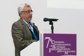 Francisco Javier Ingelmo. Panel de expertos. 7º Congreso Internacional de Actividad Física Deportiva para Mayores. Escuela Técnica Superior de Ingeniería de Telecomunicaciones y de Informática. Noviembre de 2017