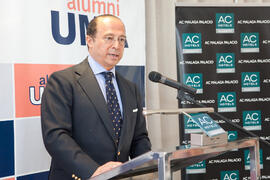 Nombramiento de Antonio Vázquez como Alumno de Honor de la Universidad de Málaga. Foro Alumni UMA. Marzo 2014