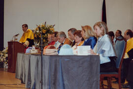 Apertura del Curso Académico 1996/1997 de la Universidad de Málaga. Teatro Cervantes. Octubre de 1996