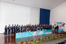 Acto de clausura. 4º Congreso Internacional de Actividad Físico-Deportiva para Mayores. Escuela Técnica Superior de Ingeniería Informática y Telecomunicaciones. Marzo de 2011