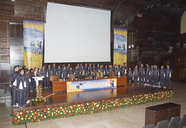 Acto de Clausura del 2º Congreso Internacional de Actividad Físico-Deportiva para Mayores de la Universidad de Málaga. Palacio de Ferias y Congresos de Málaga. Marzo de 2007