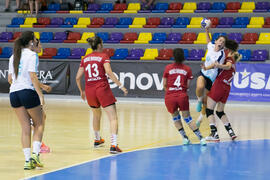 Partido Universidad de Akdeniz - Universidad de Málaga. Categoría femenina. Campeonato Europeo Universitario de Balonmano. Antequera. Julio de 2017