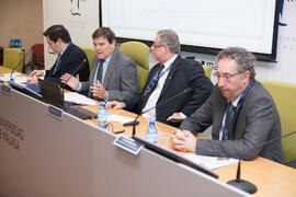 Encuentro de rectores de Brasil, Portugal y España: Creación de empresas de base tecnológica. Edificio del Rectorado. Octubre de 2015