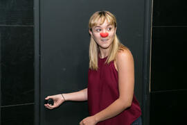 Alumna de la clase magistral "Clown: El arte de hacer el payaso". Curso de Verano "El humor en las artes escénicas". Marbella. Julio de 2018