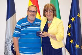 Homenaje al personal que cumple 25 años al servicio de la Universidad de Málaga y personal jubilado. Paraninfo. Julio de 2014