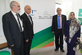 Inauguración de la Oficina de la Universidad de Sharjah, Emiratos Árabes. Jardín Botánico. Noviembre de 2015