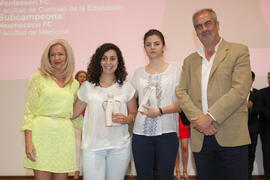 Entrega del Trofeo Rectora. Gala del Deporte Universitario. Escuela Técnica Superior de Ingeniería de Telecomunicaciones. Junio de 2015