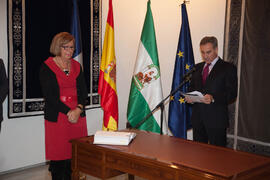 Toma de posesión del personal docente e investigador de la Universidad de Málaga. Rectorado. Noviembre de 2012