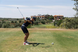 Jugador de la Universidad de Málaga. Campeonato Europeo de Golf Universitario. Antequera. Junio de 2019