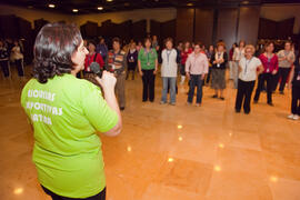 Taller de Ritmos Básicos para Mayores. 3º Congreso Internacional de Actividad Físico-Deportiva para Mayores de la Universidad de Málaga. Palacio de Ferias y Congresos de Málaga. Marzo de 2009