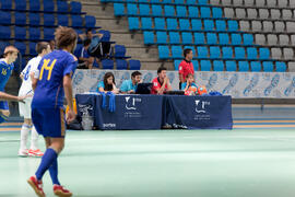 Partido Ucrania contra Israel. 14º Campeonato del Mundo Universitario de Fútbol Sala 2014 (FUTSAL). Antequera. Julio de 2014