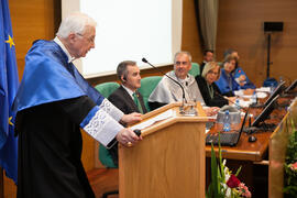 Discurso de investidura como Doctor "Honoris Causa" de Jean-Marie Lehn por la Facultad de Ciencias de la Universidad de Málaga. Edificio del Rectorado. Junio 2015