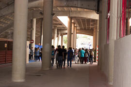 Jornadas de Puertas Abiertas de la Universidad de Málaga. Complejo Polideportivo Universitario. Abril de 2015