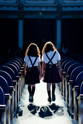 Ensayos para la Gala Inaugural de la XXIV edición de Fancine de la Universidad de Málaga. Teatro Cervantes. Noviembre de 2014
