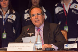 Antonio Merino. Acto de Clausura del 3º Congreso Internacional de Actividad Físico-Deportiva para Mayores de la Universidad de Málaga. Palacio de Ferias y Congresos de Málaga. Marzo de 2009