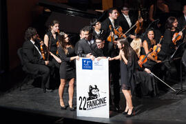 Gala Inaugural de la XXII edición de Fancine de la Universidad de Málaga. Teatro Cervantes. Noviembre de 2012