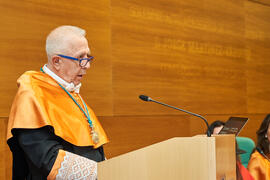 José Sánchez Maldonado. Investidura de Jorge Martínez-Vázquez como Doctor "Honoris Causa" por la Universidad de Málaga. Edificio del Rectorado. Julio de 2025