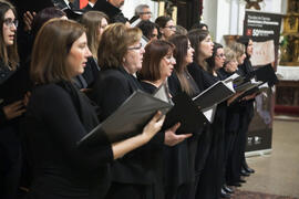 Concierto de Navidad de la Coral Sancti Petri homenaje a la Facultad de Económicas. Iglesia de los Mártires. Diciembre de 2015