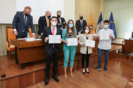 Entrega de premios. IV Encuentro "10Graduadxs10". Facultad de Ciencias Económicas y Empresariales. Mayo de 2021