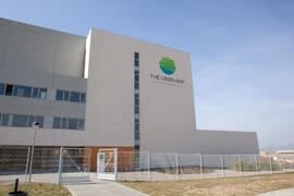 Edificio The Green Ray (El Rayo Verde). Campus de Teatinos. Abril de 2015
