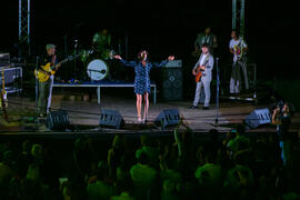 Concierto de Dry Martina. Festival Benéfico en los Baños del Carmen. Cursos de Verano de la Universidad de Málaga. Málaga. Julio de 2018
